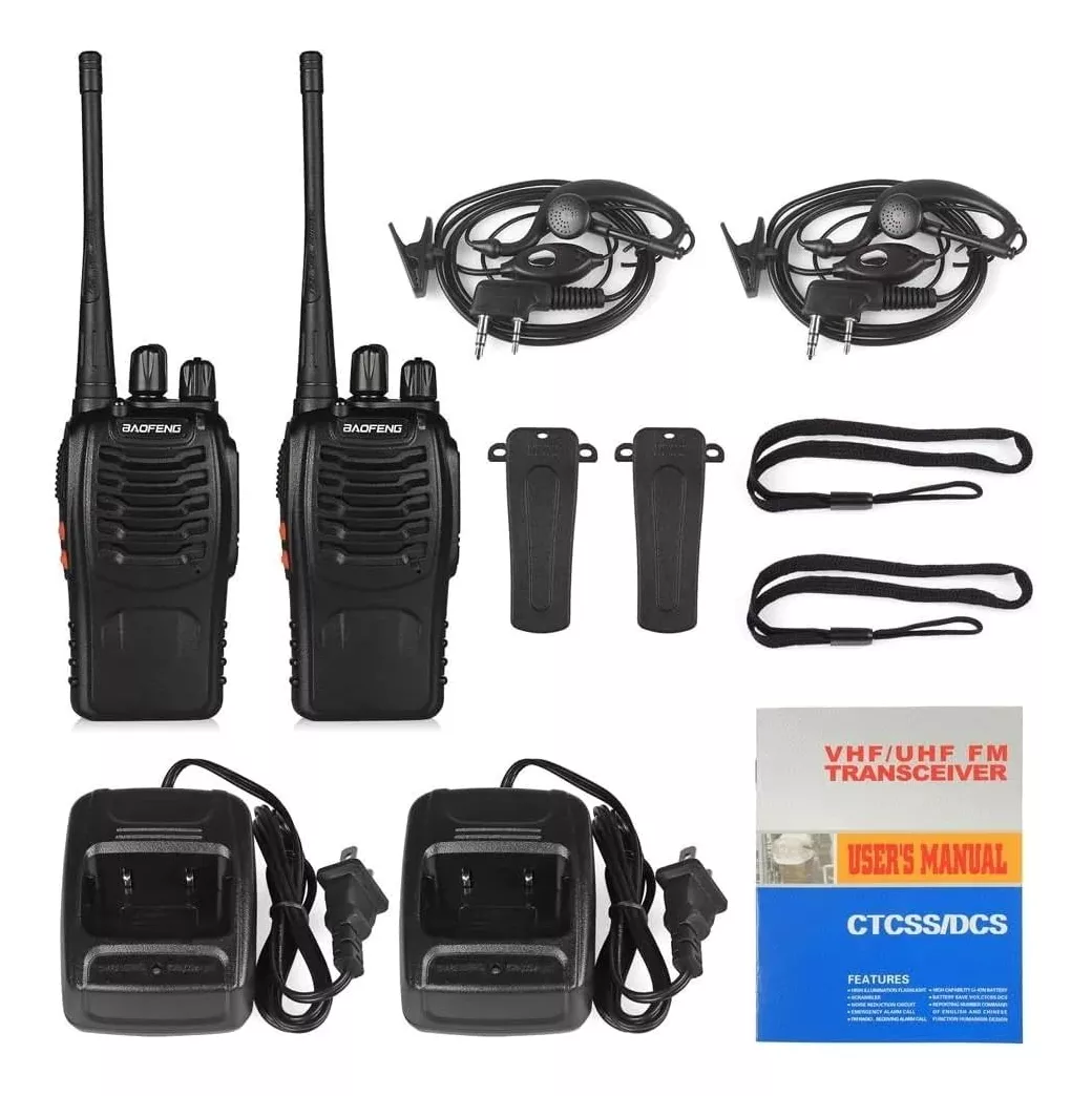 Radio Walkie Talkie Baofeng BF-888S UHF X2